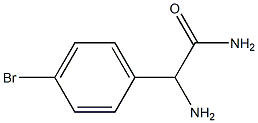 2-Amino-2-(4-bromo-phenyl)-acetamide Structure