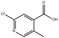 2-Chloro-5-methylisonicotinic acid Structure