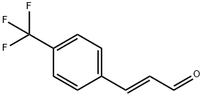 2-Propenal, 3-[4-(trifluoromethyl)phenyl]-, (2E)- Structure