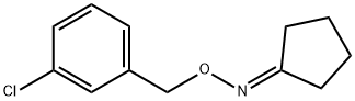 N-[(3-chlorophenyl)methoxy]cyclopentanimine Structure