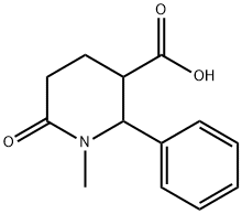 1-methyl-6-oxo-2-phenylpiperidine-3-carboxylic acid Structure