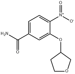 4-nitro-3-(tetrahydrofuran-3-yloxy)-benzamide Structure