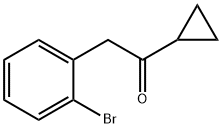 2-(2-BROMOPHENYL)-1-CYCLOPROPYLETHAN-1-ONE Structure