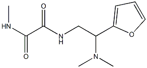 N'-[2-(dimethylamino)-2-(furan-2-yl)ethyl]-N-methyloxamide Structure