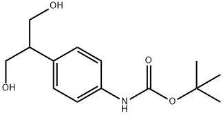 2-(4-BOC-AMINO-PHENYL)-1,3-PROPANEDIOL Structure
