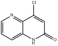 4-Chloro-1H-[1,5]naphthyridin-2-one 구조식 이미지