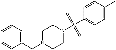 1-benzyl-4-tosylpiperazine Structure