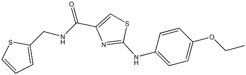 2-(4-ethoxyanilino)-N-(thiophen-2-ylmethyl)-1,3-thiazole-4-carboxamide Structure