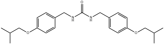 1,3-bis(4-isobutoxybenzyl)urea 구조식 이미지