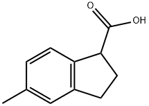 5-Methyl-indan-1-carboxylic acid Structure