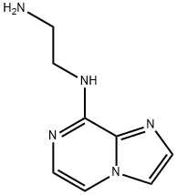 N1-(imidazo[1,2-a]pyrazin-8-yl)ethane-1,2-diamine 구조식 이미지