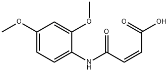 (Z)-4-((2,4-dimethoxyphenyl)amino)-4-oxobut-2-enoic acid Structure