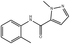 2-methyl-N-(2-methylphenyl)pyrazole-3-carboxamide Structure