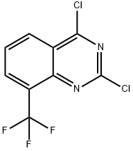 2,4-Dichloro-8-(trifluoromethyl)quinazoline Structure