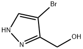 (4-Bromo-1H-pyrazol-3-yl)-methanol 구조식 이미지