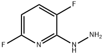 (3,6-difluoropyridin-2-yl)hydrazine Structure