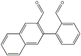 2-Naphthalenecarboxaldehyde, 3-(2-formylphenyl)- 구조식 이미지