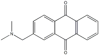 9,10-Anthracenedione, 2-[(dimethylamino)methyl]- Structure