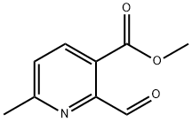 2-Formyl-6-methyl-nicotinic acid methyl ester 구조식 이미지