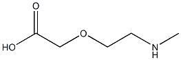 (2-Methylamino-ethoxy)-acetic acid 구조식 이미지