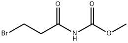 (3-Bromo-propionyl)-carbamic acid methyl ester 구조식 이미지