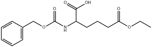N-Cbz-RS-2-Aminoadipic acid 6-ethyl ester 구조식 이미지