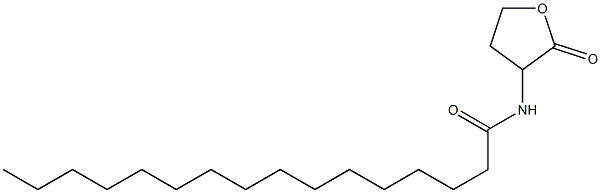 N-Hexadecanoyl-DL-homoserine lactone 구조식 이미지