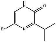 5-bromo-3-isopropylpyrazin-2-ol Structure