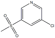 3-chloro-5-methylsulfonylpyridine 구조식 이미지