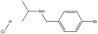 [(4-bromophenyl)methyl](propan-2-yl)amine hydrochloride 구조식 이미지