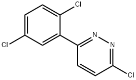 3-chloro-6-(2,5-dichlorophenyl)pyridazine 구조식 이미지