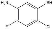 Benzenethiol, 5-amino-2-chloro-4-fluoro- Structure