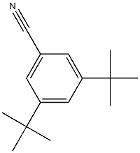 3,5-ditert-butylbenzonitrile Structure