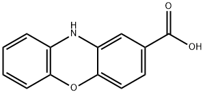 10H-phenoxazine-2-carboxylic acid 구조식 이미지