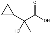 2-Cyclopropyl-2-hydroxy-propionic acid Structure