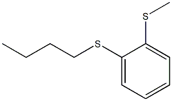 1-butylsulfanyl-2-methylsulfanylbenzene Structure