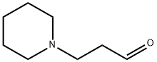 1-Piperidinepropanal Structure