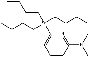 N,N-dimethyl-6-tributylstannylpyridin-2-amine 구조식 이미지