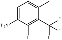 2-Fluoro-4-methyl-3-(trifluoromethyl)aniline Structure