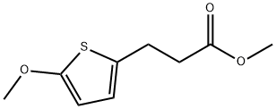 Methyl 3-(5-methoxythiophen-2-yl)propanoate 구조식 이미지