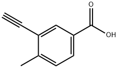 3-Ethynyl-4-methyl-benzoic acid 구조식 이미지