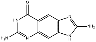 8H-Imidazo[4,5-g]quinazolin-8-one, 2,6-diamino-3,7-dihydro- Structure