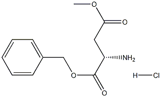 L-Aspartic acid-4-methyl-1-benzyl ester hydrochloride Structure