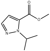 methyl 1-isopropyl-1H-pyrazole-5-carboxylate 구조식 이미지