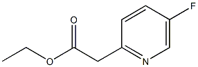 ETHYL 2-(5-FLUOROPYRIDIN-2-YL)ACETATE Structure