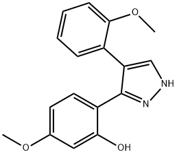 5-methoxy-2-[4-(2-methoxyphenyl)-1H-pyrazol-3-yl]phenol 구조식 이미지