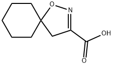 1-OXA-2-AZASPIRO[4.5]DEC-2-ENE-3-CARBOXYLIC ACID 구조식 이미지