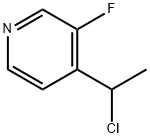 4-(1-Chloroethyl)-3-Fluoro-Pyridine 구조식 이미지