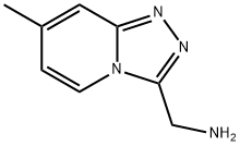 C-(7-Methyl-[1,2,4]Triazolo[4,3-A]Pyridin-3-Yl)-Methylamine 구조식 이미지