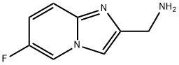 {6-Fluoroimidazo[1,2-a]pyridin-2-yl}methanamine 구조식 이미지